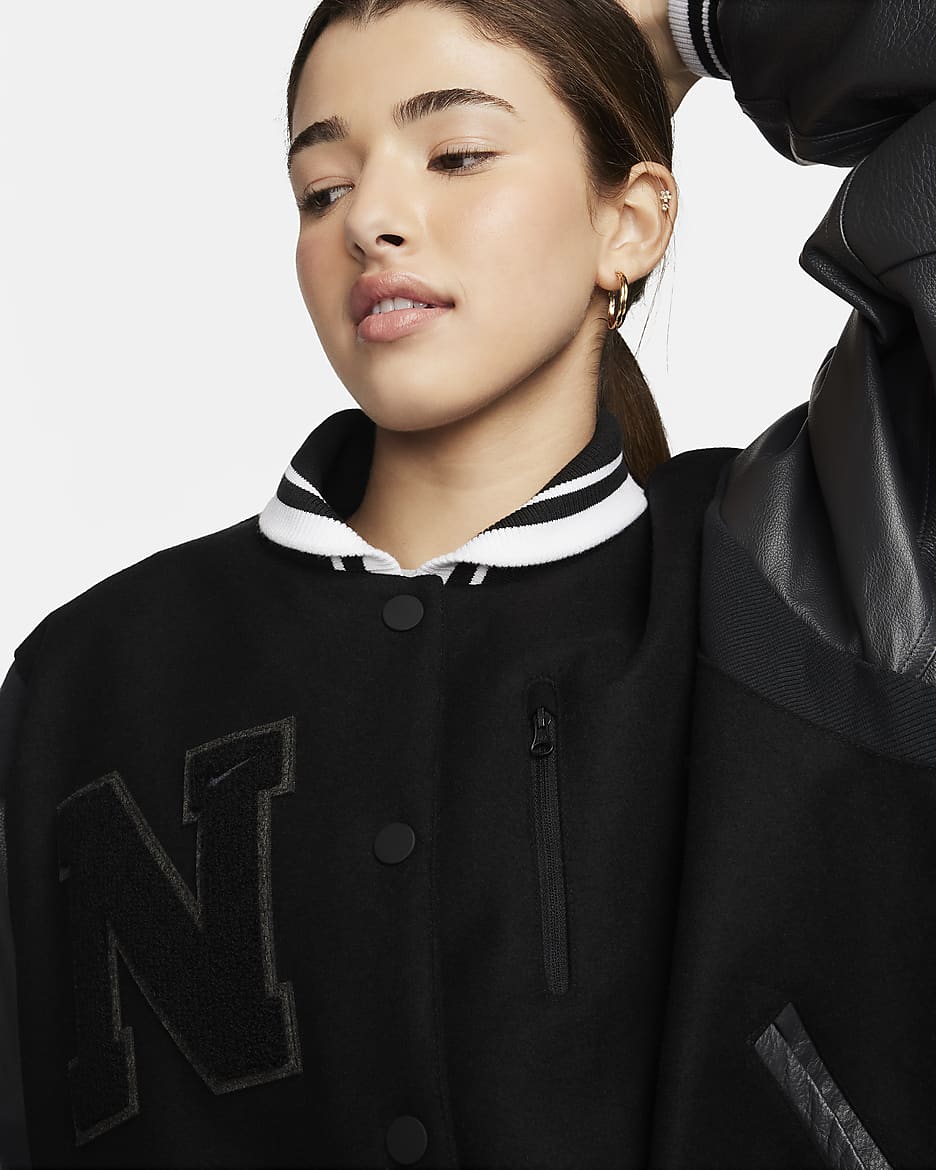 Nike Sportswear Women's Oversized Wool Destroyer Jacket